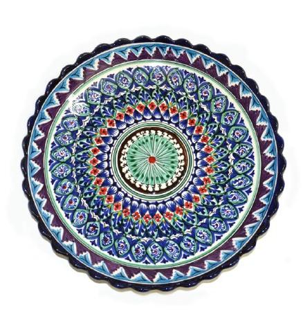 Блюдо для плова (с резным краем), диам.42см