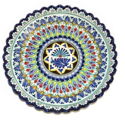 Блюдо для плова (с резным краем), диам.38см