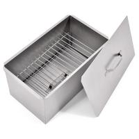Коптильня двухъярусная 480х280х270мм нерж. 1,0мм