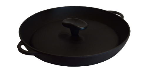 Сковорода гриль Sуton 260х40мм, с деревянной ручкой, с прессом