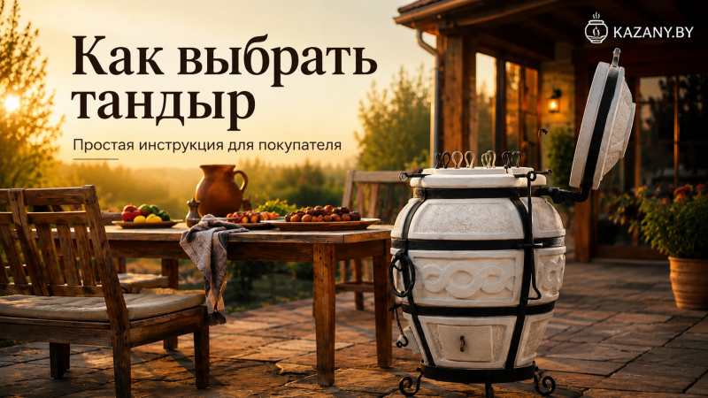 Как выбрать тандыр: подробная инструкция на примере тандыров «Амфора»