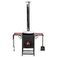 Очаг "Самарканд" + Казан узбекский 12 литров (круглое дно)