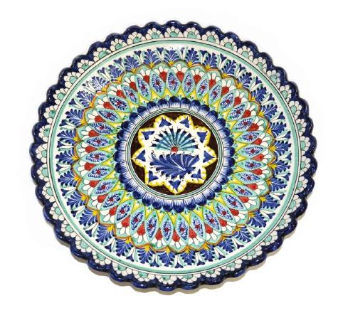 Блюдо для плова (с резным краем), диам.42см