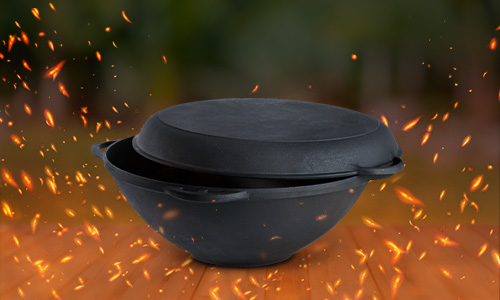 Как прокалить казан