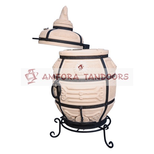 Тандыр Поручик с поворотной крышкой (в комплекте с подставкой)