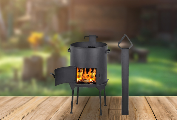 Обзор печей и очагов для казана