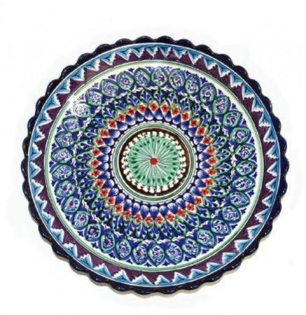 Блюдо для плова (с резным краем), диам.42см