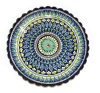 Тарелка "Риштан" с резным краем диам.28см