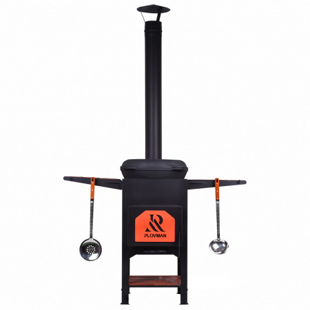 Печь "Plovman" + Казан 10л Syton с крышкой-сковородой