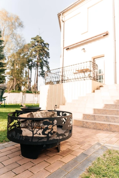 Очаг круглый "Олени"