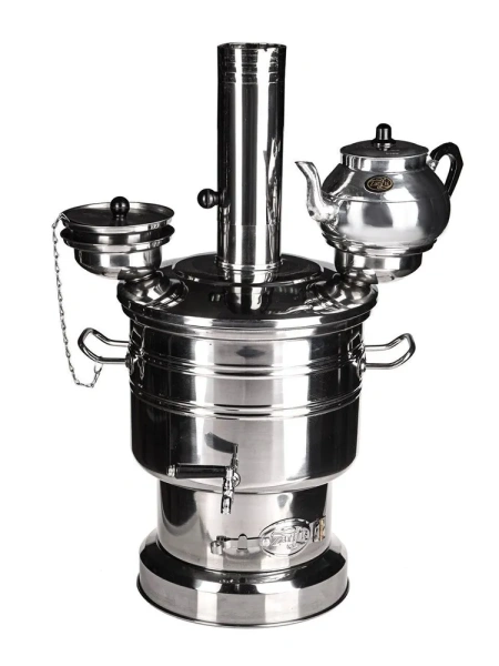Чайный самовар (Турция) 6 литра с чайником