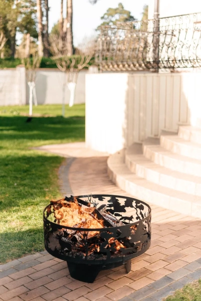 Очаг круглый "Олени"