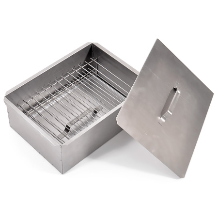 Коптильня двухъярусная 380х280х170мм 0,8мм