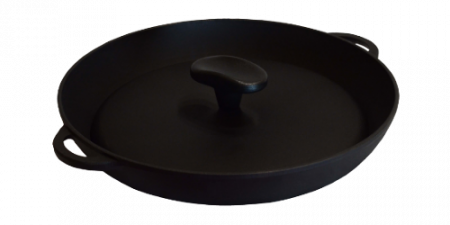 Сковорода гриль Sуton 260х40мм, с деревянной ручкой, с прессом