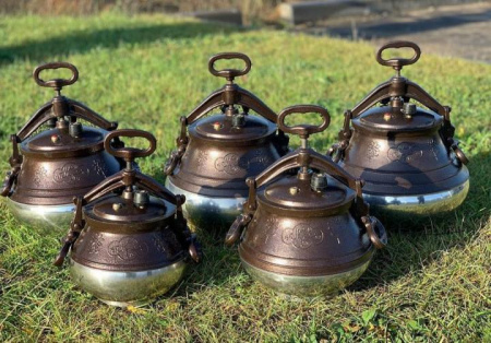 Казан алюминиевый афганский (ПОЛИРОВАННЫЙ) 12л