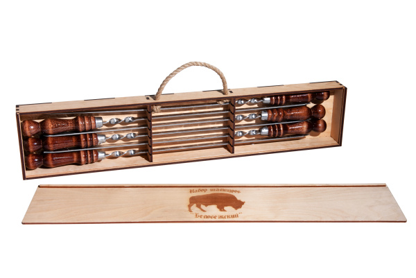 Подарочный набор шампуров "Беловежский"