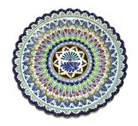 Блюдо для плова (с резным краем), диам.42см