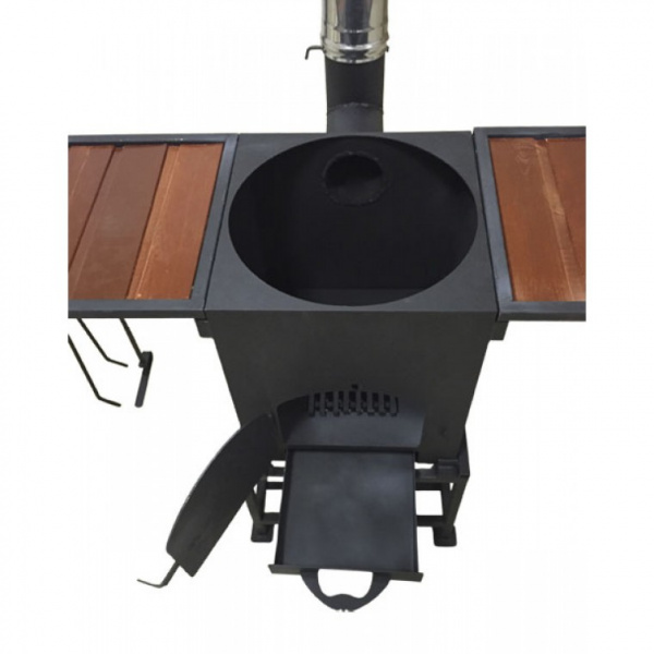 Очаг "Самарканд" + Казан узбекский 12 литров (круглое дно)