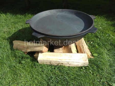 Казан чугунный Легмаш 20 литров с крышкой - жаровней диам. 500 мм