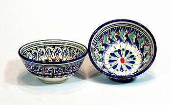 Пиала для чая малая. Риштанская керамика
