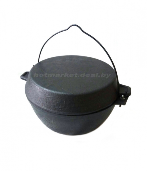 Казан Легмаш 6 литров с крышкой - сковородой гриль, диам. 290 мм
