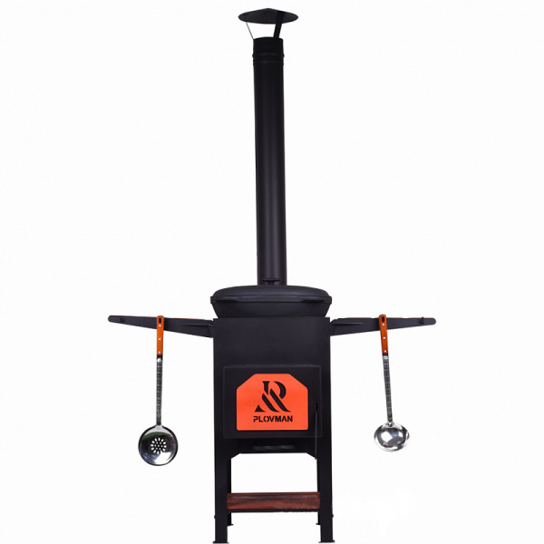 Печь "Plovman" + Казан 12л Syton с чугунной крышкой