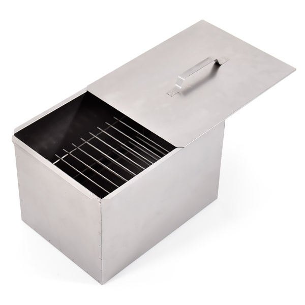 Коптильня двухъярусная 380х280х270мм 0,8мм