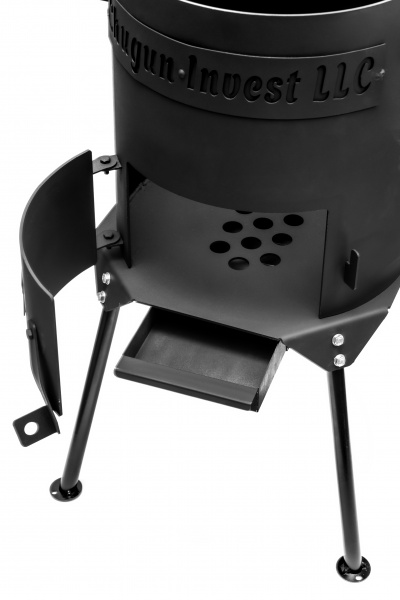 Очаг для казана диам.730мм (казан 100л) разборный усиленный с дымоходом