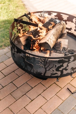 Очаг круглый "Олени"