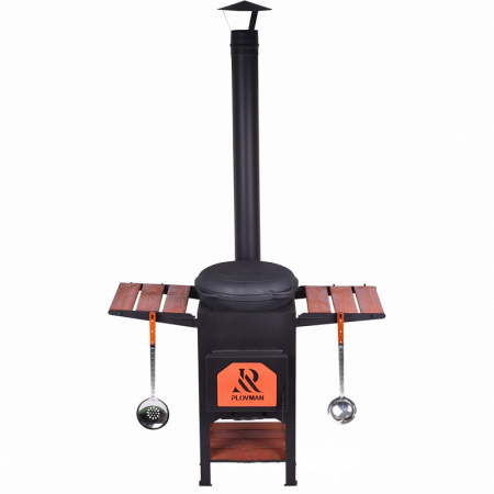 Печь "Plovman" + Казан 12л Syton с крышкой-сковородой