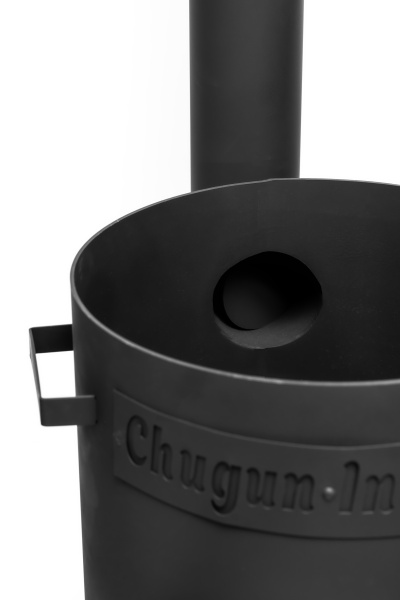 Очаг для казана диам.730мм (казан 100л) разборный усиленный с дымоходом