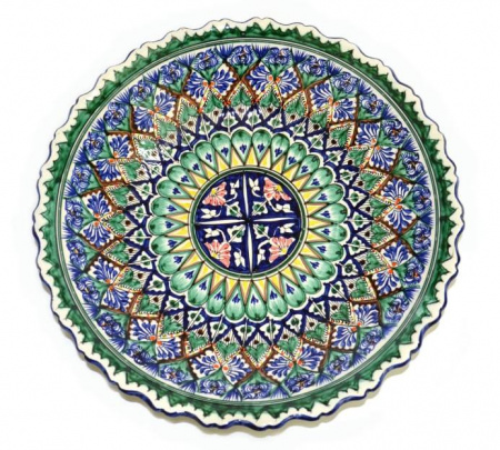 Блюдо для плова (с резным краем), диам.38см