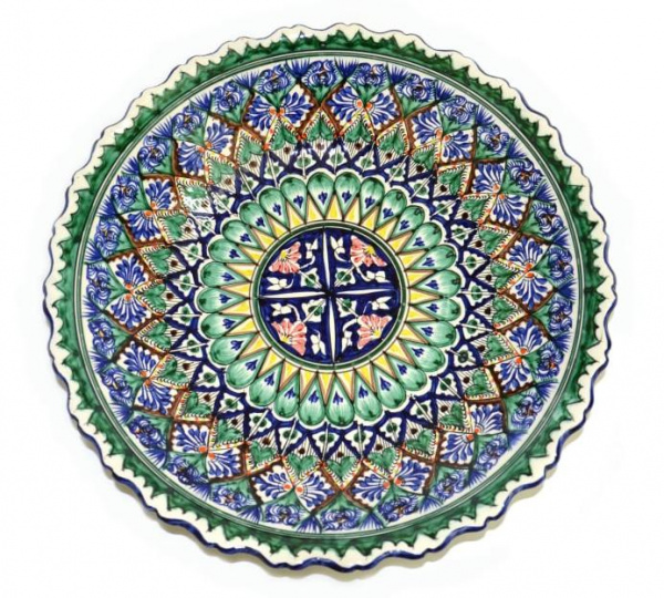 Блюдо для плова (с резным краем), диам.38см