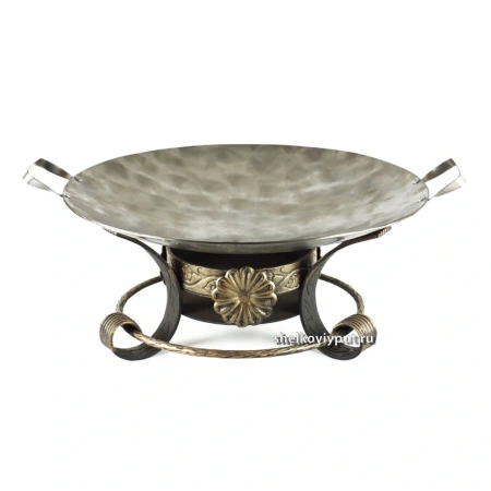 Садж из нержавеющей стали 45 см + подставка "Товуз"