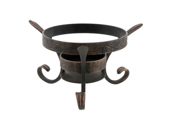 Садж чугунный 50 см + Подставка под садж "Шелковый путь"