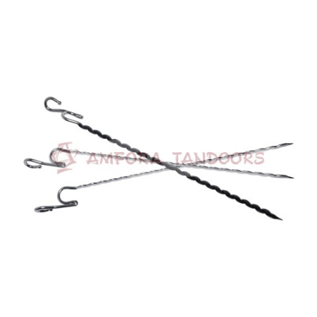 Шампур из нержавеющей стали для тандыра