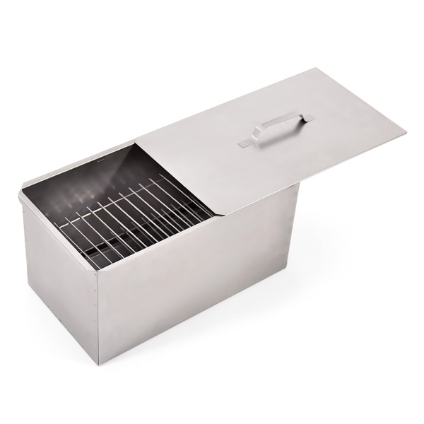 Коптильня двухъярусная 480х280х270мм 0,8мм